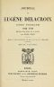 [Gutenberg 54020] • Journal de Eugène Delacroix, Tome 1 (de 3) / 1823-1850